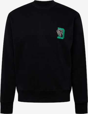 DRYKORN Sweatshirt 'FELIX TIGER' in Black: front