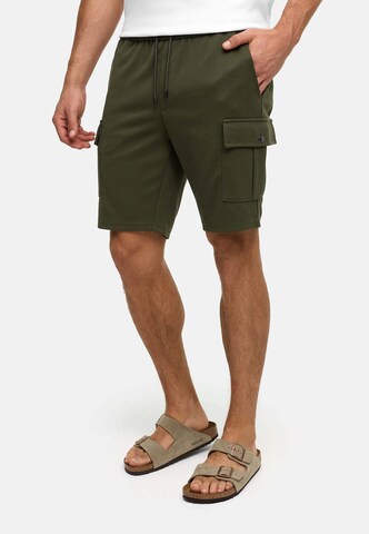 INDICODE JEANS Regular Cargo trousers 'Nezzo' in Green