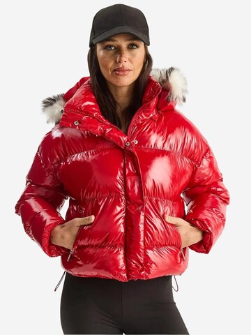 Bianco Lucci - Casaco de inverno em vermelho: frente