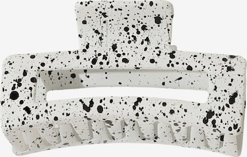 soho Hair accesoiresNakit za kosu 'Luva Hair Claw - White' - bijela boja: prednji dio