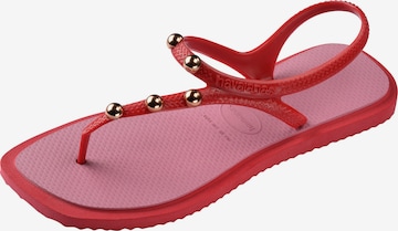 Séparateur d'orteils 'Flash Fusion' HAVAIANAS en rouge : devant