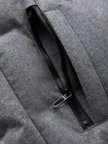 Ombre Winterjas 'OM-JAHP-0203' in Grijs