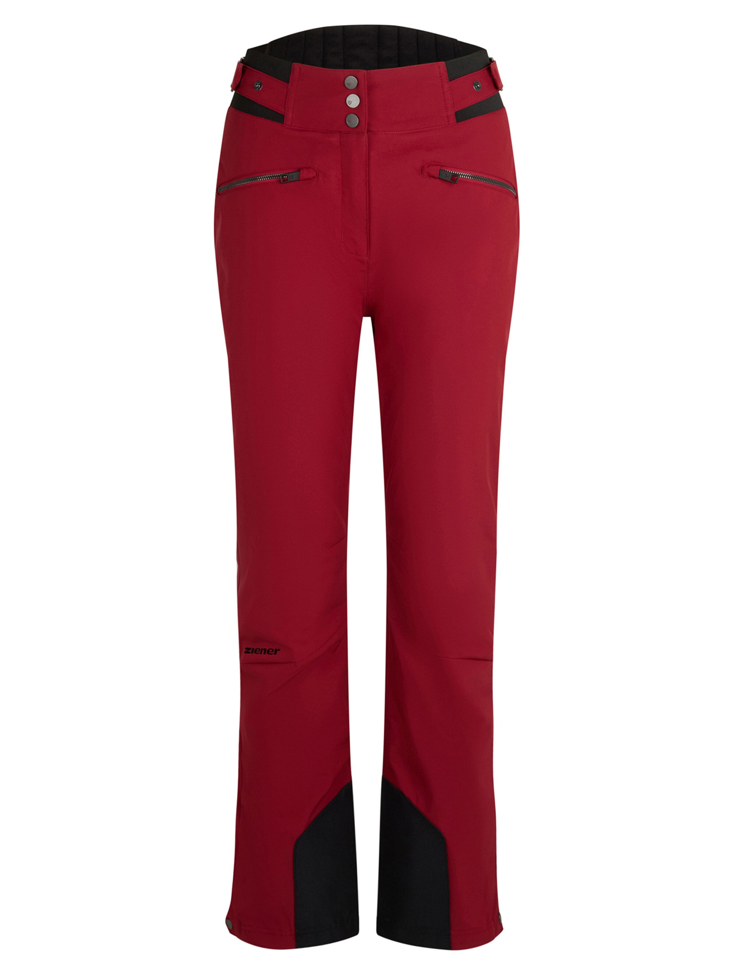 ZIENER Outdoor Pants 'Z ' in Red: front