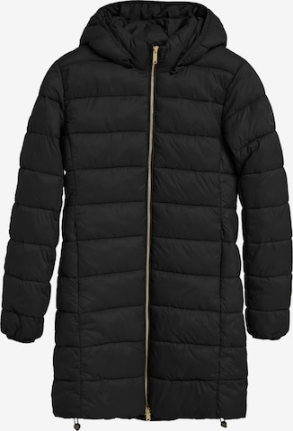 Polo Club Between-Seasons Coat in Black: front
