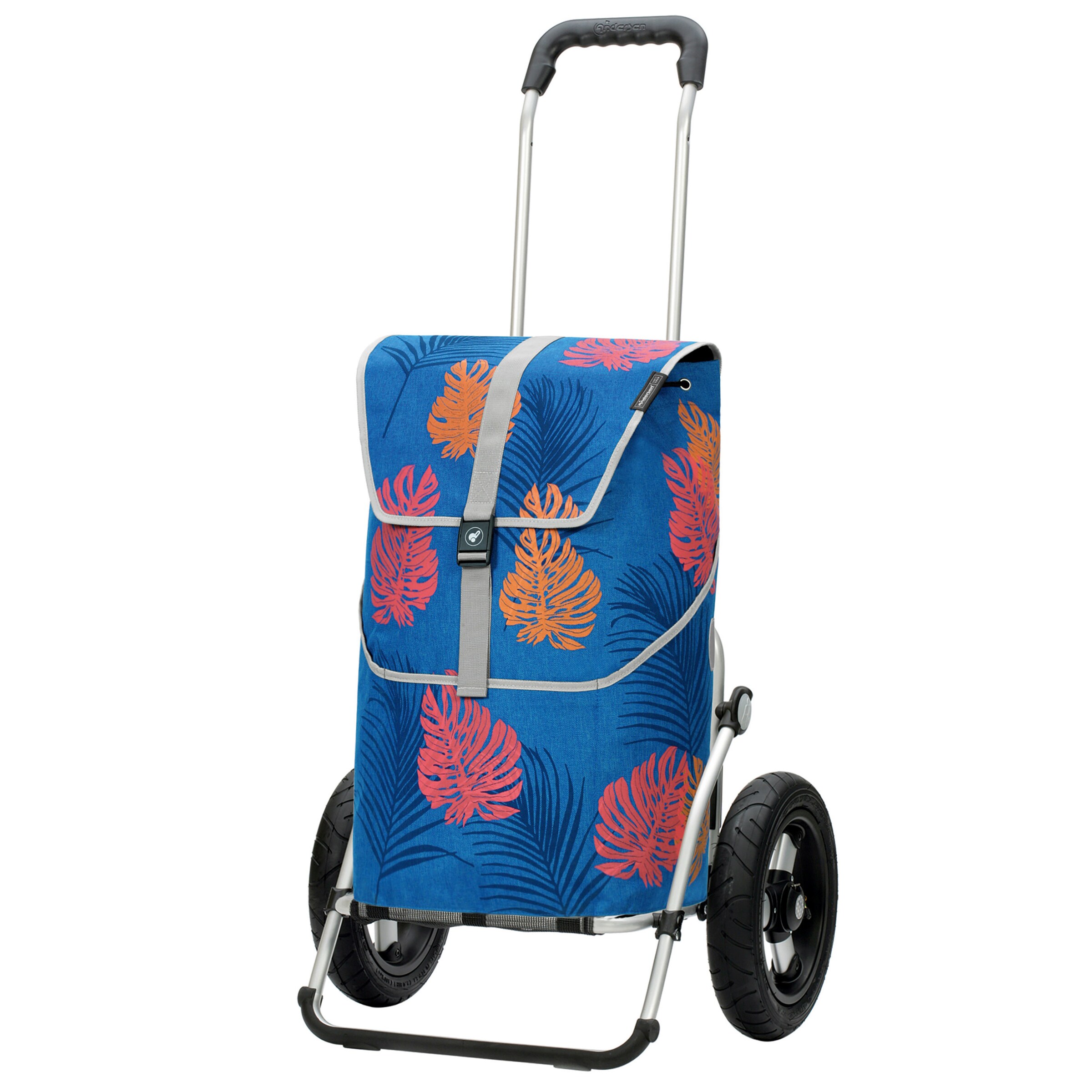 Andersen Shopper Trolley 'Lotta' in Blau: Vorderseite