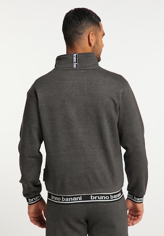 BRUNO BANANI Zip-Up Hoodie 'Cox' in Grey