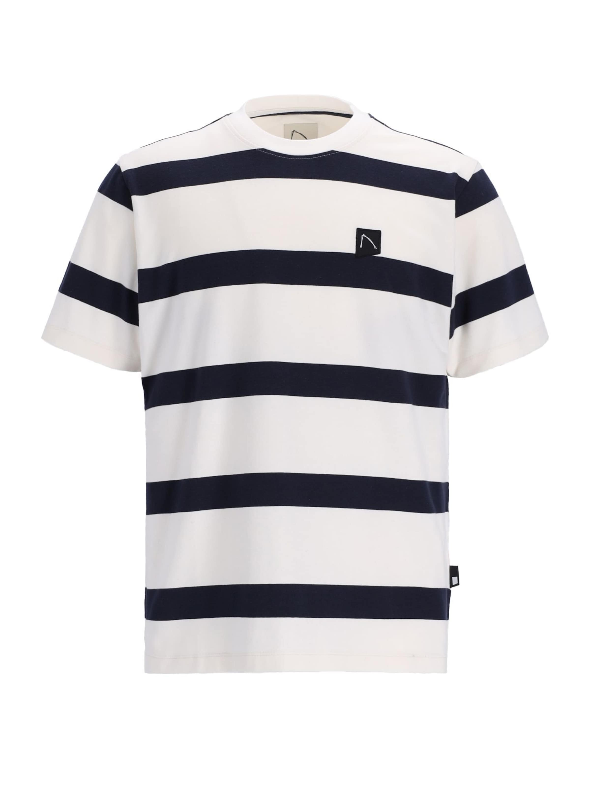 CHASIN' T-Shirt 'Storm' en bleu marine / blanc, Vue avec produit