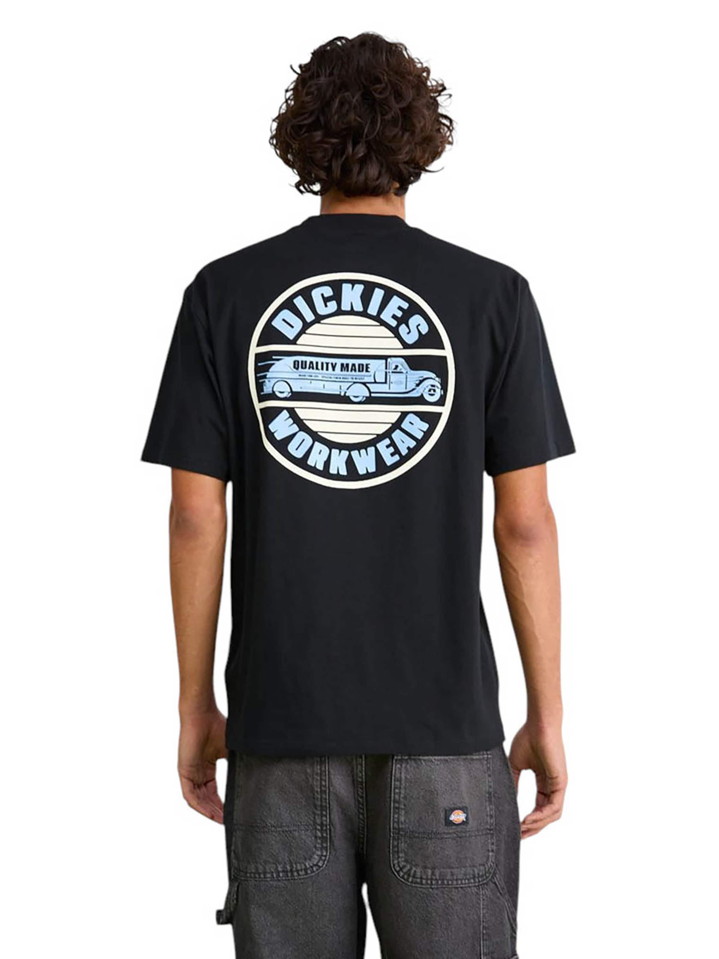 DICKIES T-shirt 'Circle' i svart