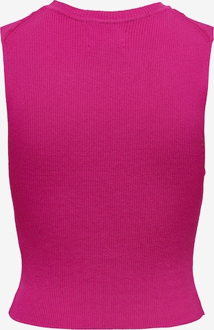 Top in maglia 'Majli' di ONLY in rosa