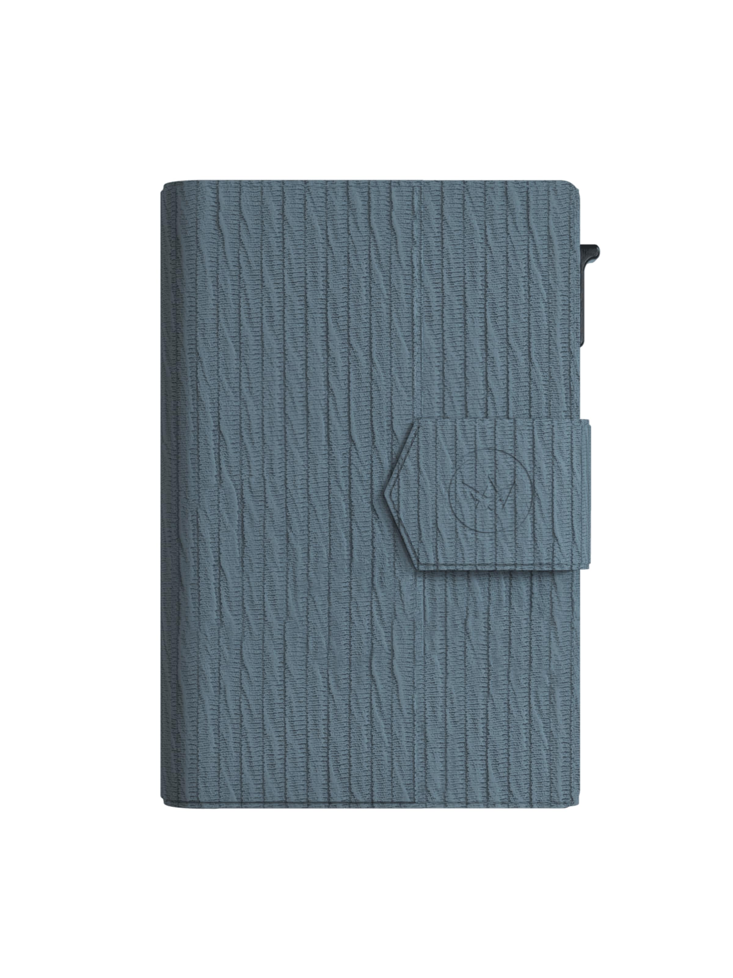 Prowallet Wallet 'Pasjeshouder Plus Ripple' in Blue: front
