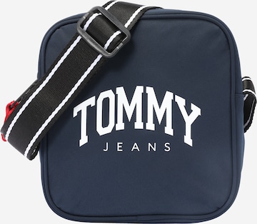 Tommy Jeans - Mala de ombro em azul: frente