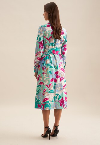 SEIDENSTICKER Blousejurk 'Schwarze Rose' in Blauw