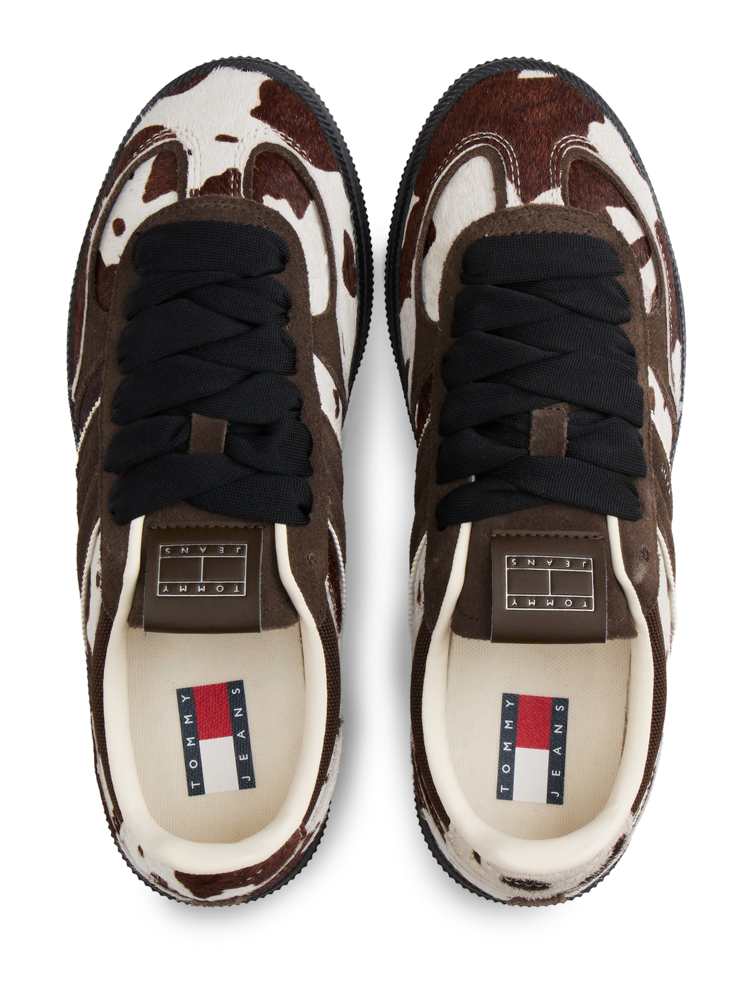 Tommy Jeans Låg sneaker 'THE GREENWICH' i brun