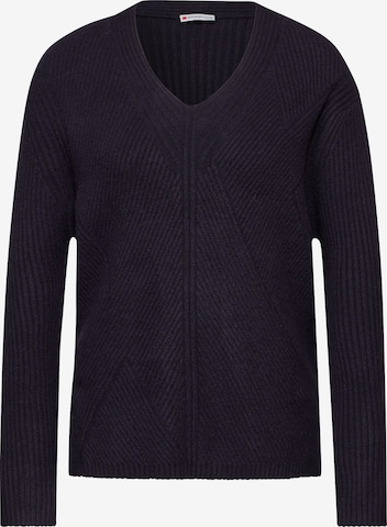 STREET ONE Sweater in Blue: front