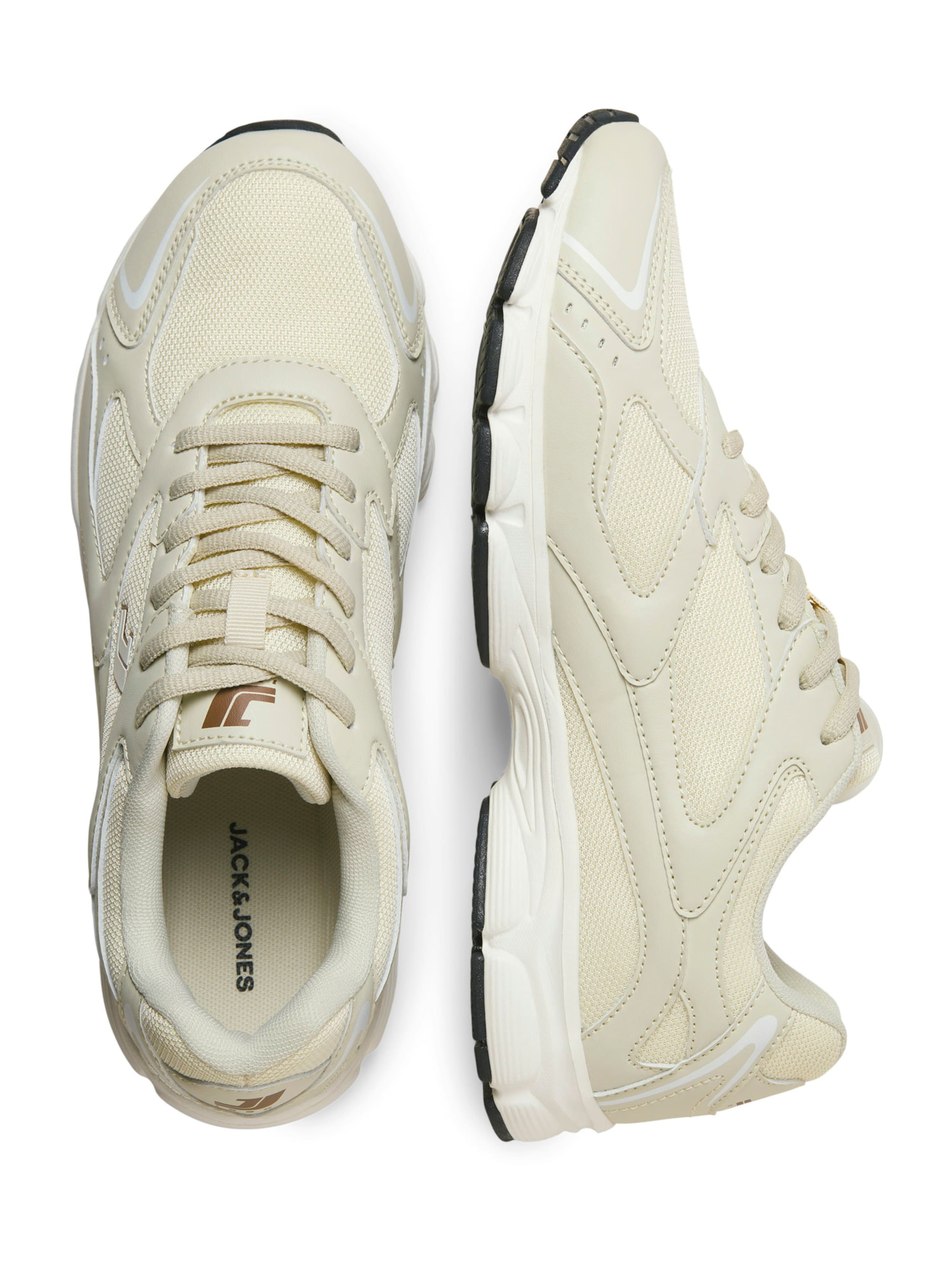 JACK & JONES Σνίκερ χαμηλό 'JFWEDGE' σε λευκό