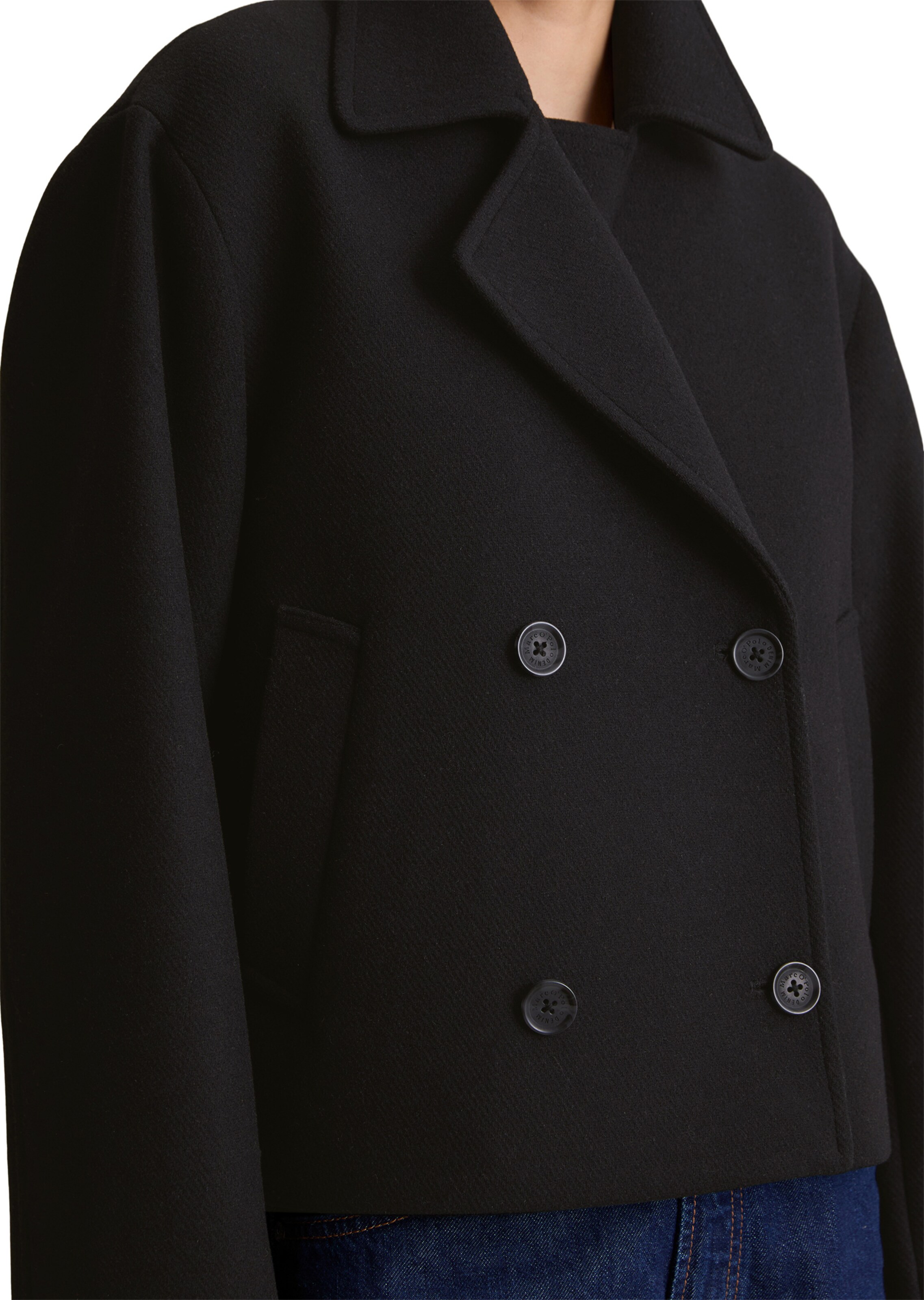 Marc O'Polo DENIM Tussenjas in Zwart