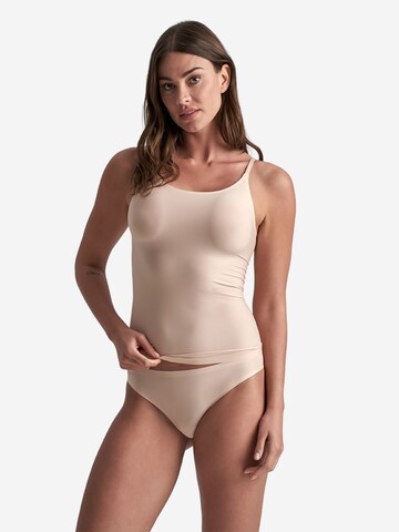 Bye Bra Shapingtop 'Uni Stretch Singlet' in Beige