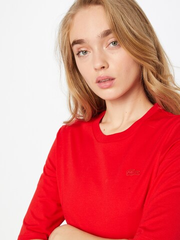 LACOSTE - Camiseta en rojo