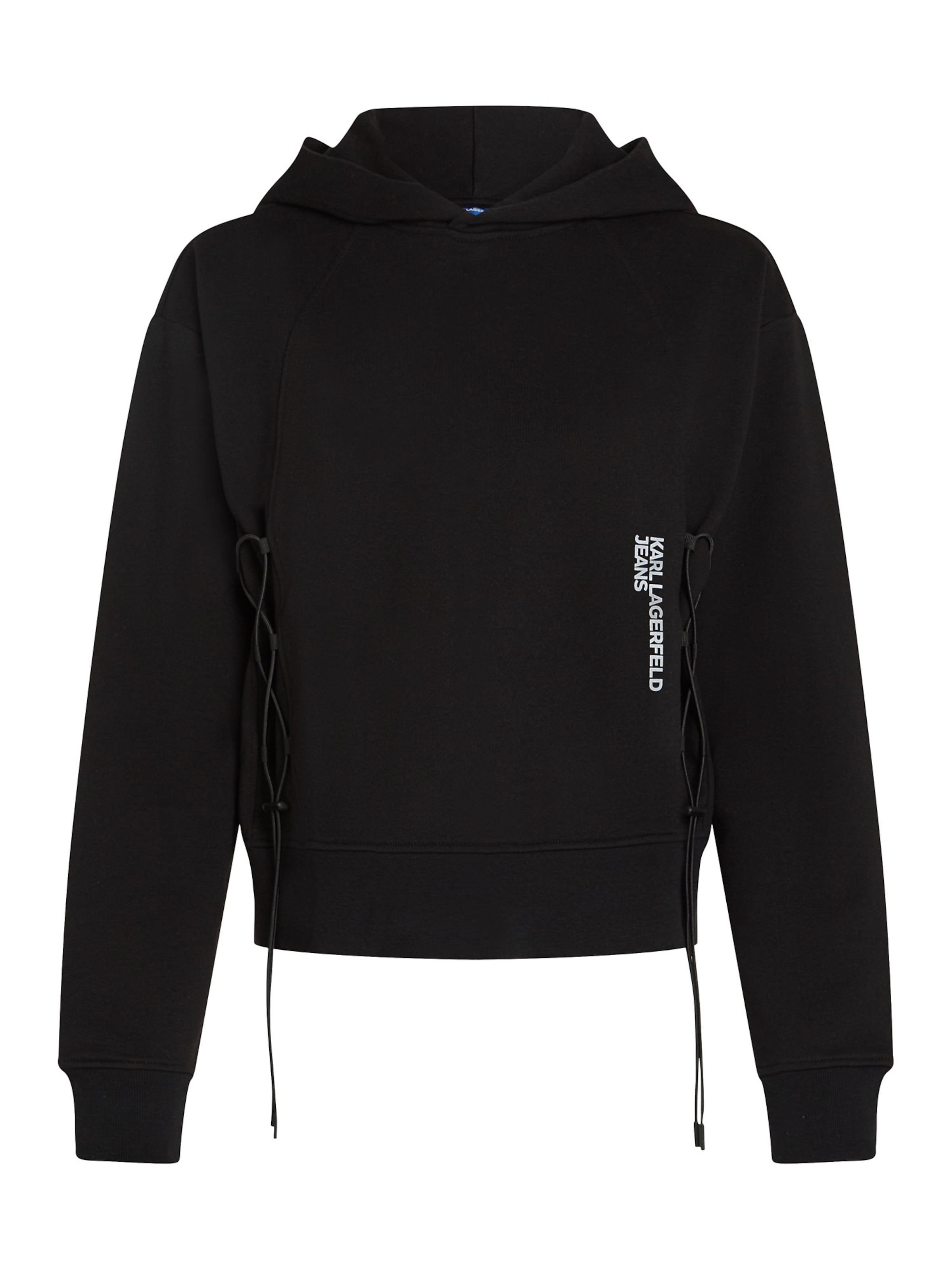 KARL LAGERFELD JEANS Mikina – černá: přední strana