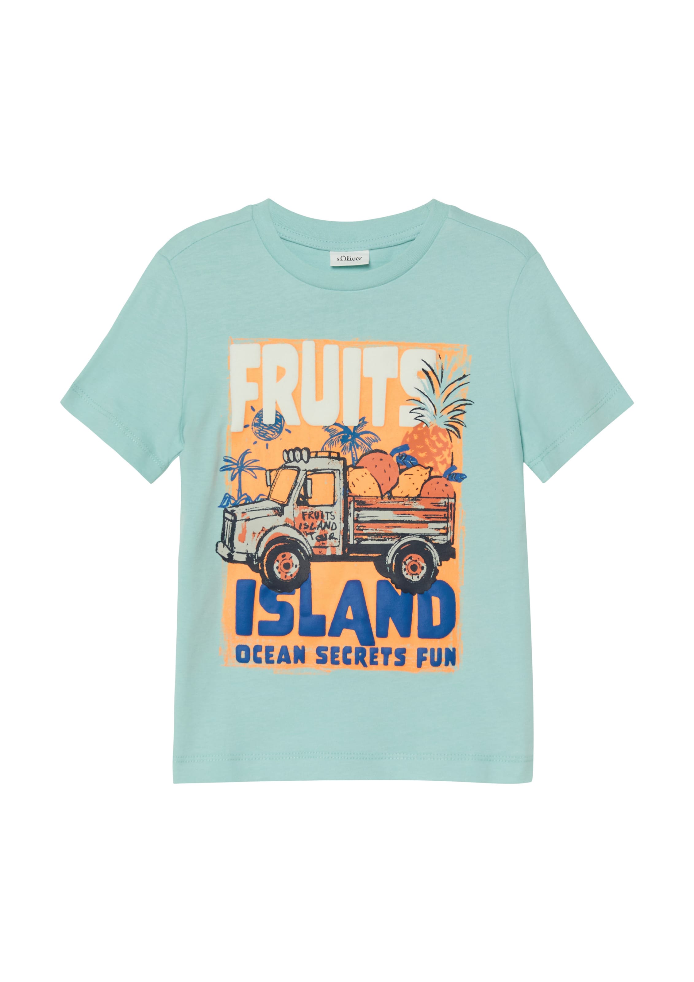 T-Shirt s.Oliver en bleu : devant