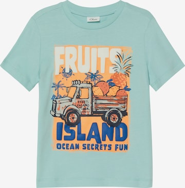 T-Shirt s.Oliver en bleu : devant