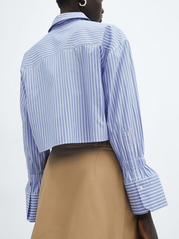 MANGO Blouse 'CUFY' in Blue