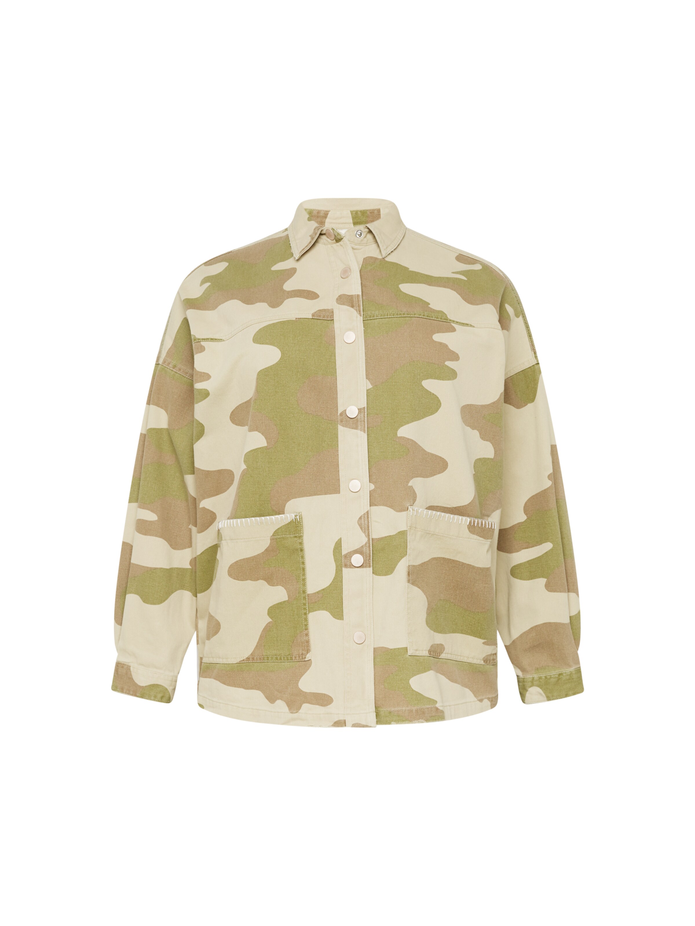 River Island Plus Prechodná bunda - Zelená: predná strana