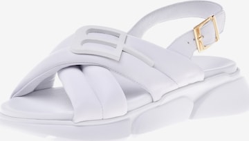 Baldinini Sandals in White: front