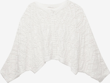Cardigan oversize Pull&Bear en beige : devant
