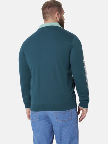 Jan Vanderstorm Zip-Up Hoodie 'Lindsen ' in Green