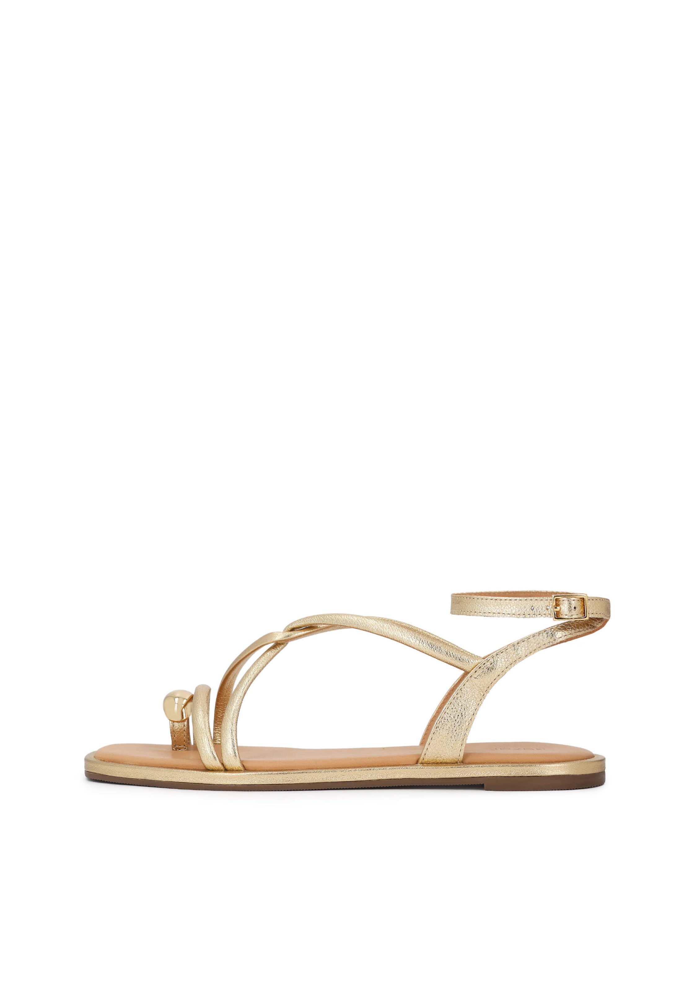 Kazar Σανδάλι με λουράκια σε χρυσό: μπροστά