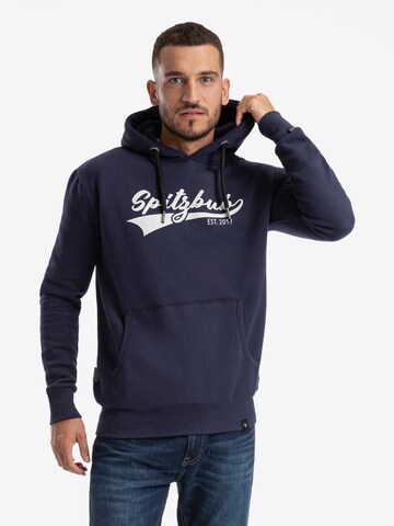 Sweat-shirt 'Dietrich' SPITZBUB en bleu : devant