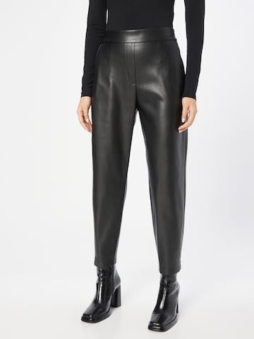 TAIFUN Regular Trousers in Black: front