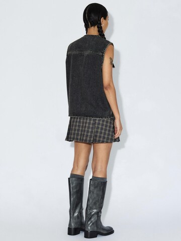 Dr. Denim Vest 'Enver Worker' in Black