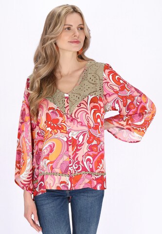 Chemisier usha FESTIVAL en rose : devant