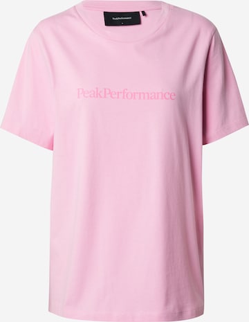 PEAK PERFORMANCE Functioneel shirt 'MORNING DEW' in Roze: voorkant