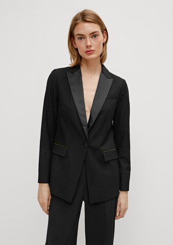 Blazer COMMA en noir : devant