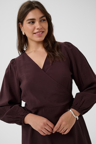 KAFFE CURVE Kleid 'KCruby' in Braun