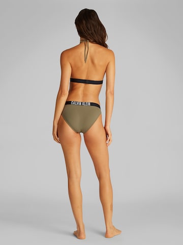 Calvin Klein Swimwear Triangel Bikinitop in Grün