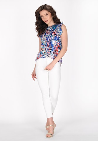 faina Blouse 'Fashion Look' in Blue