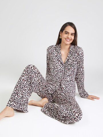 GUESS - Pijama 'SASHA' em castanho: frente