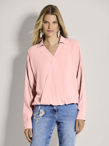 MADELEINE Blouse in Roze: voorkant