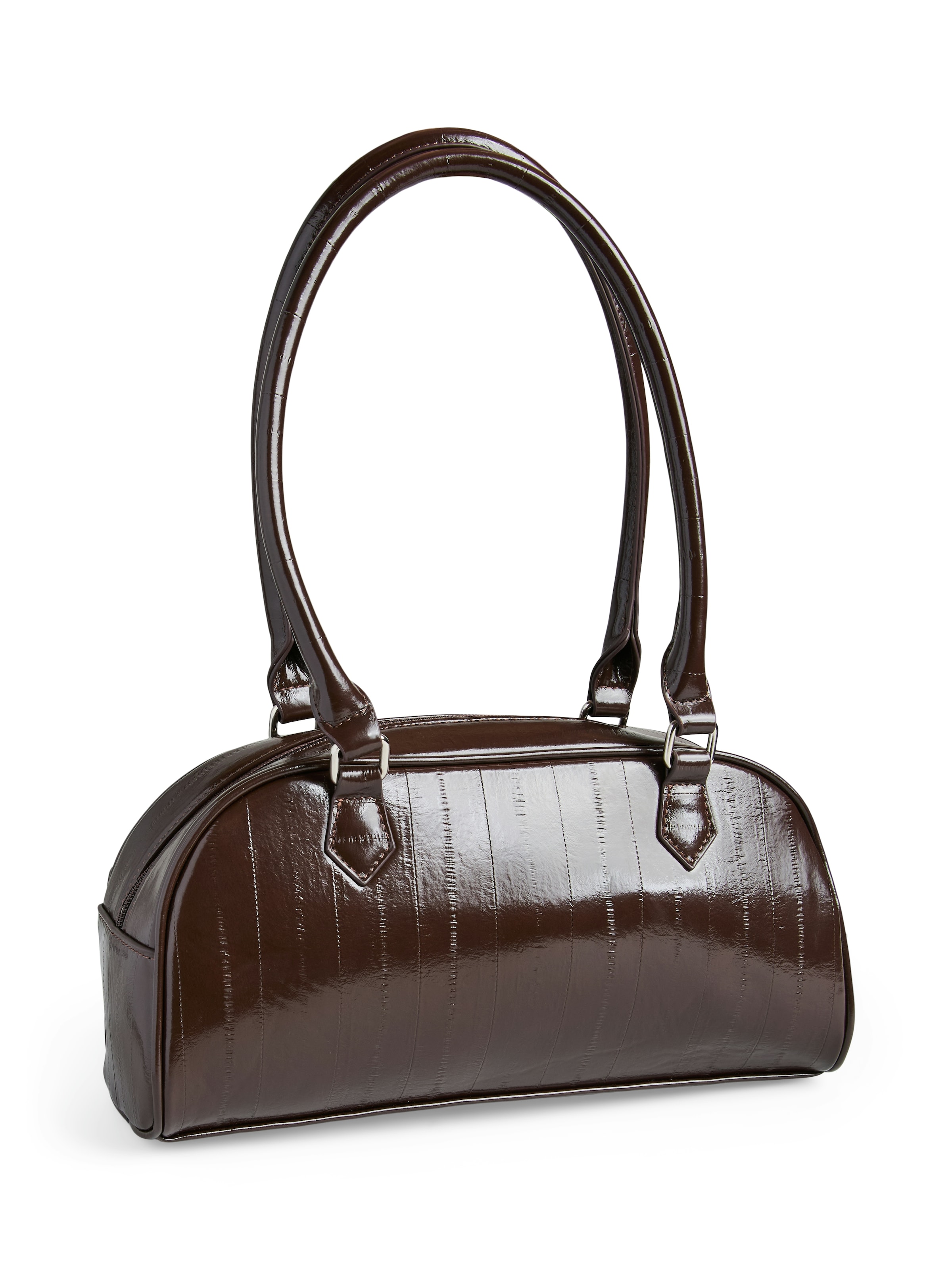 PIECES Skuldertaske 'PCBOWLING' i brun