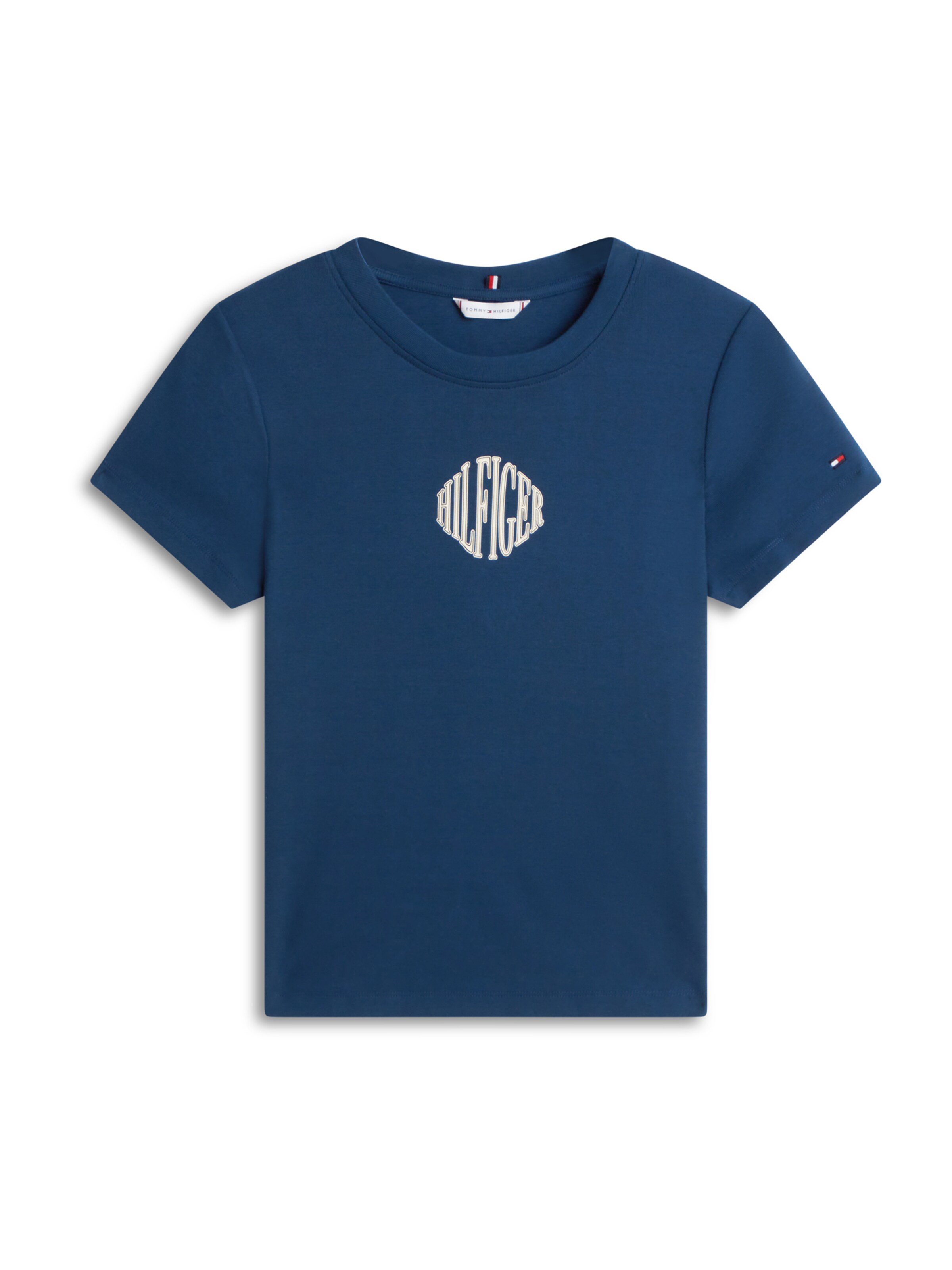 TOMMY HILFIGER Tričko – modrá: přední strana