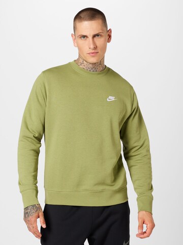 Nike Sportswear Sweatshirt i grön: framsida