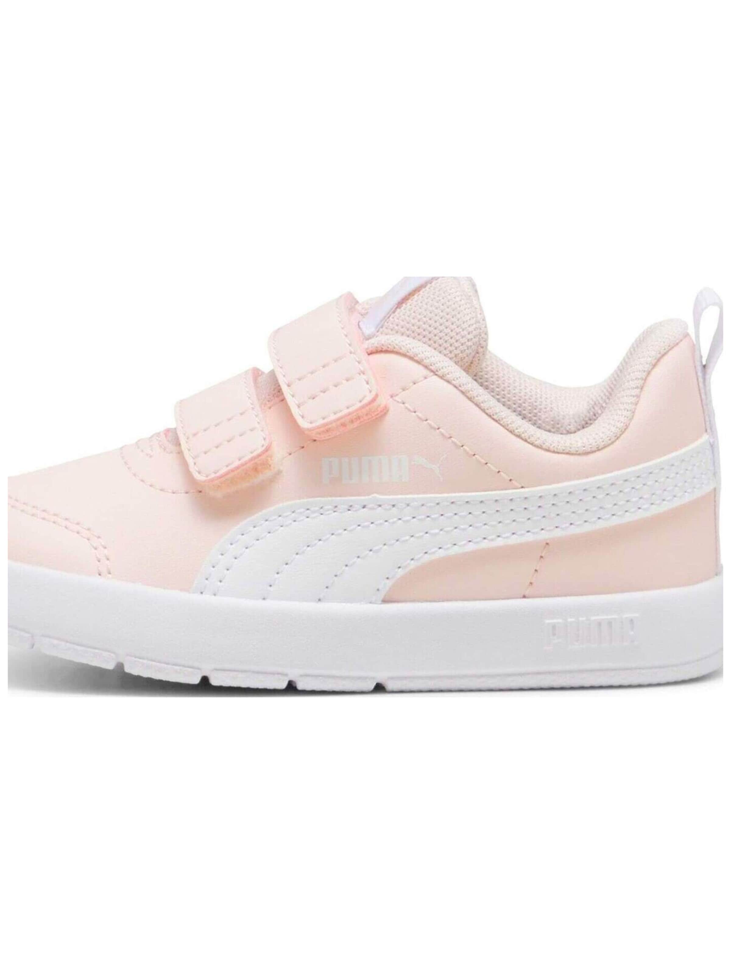 PUMA - Calzado deportivo 'Puma Courtflex V3 V Inf' en rosa: frente