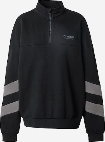 Hummel Sportsweatshirt in Schwarz: Vorderseite
