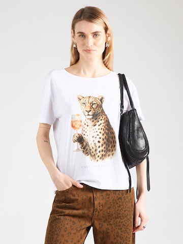 balta EINSTEIN & NEWTON Marškinėliai 'Spritz Leo': priekis