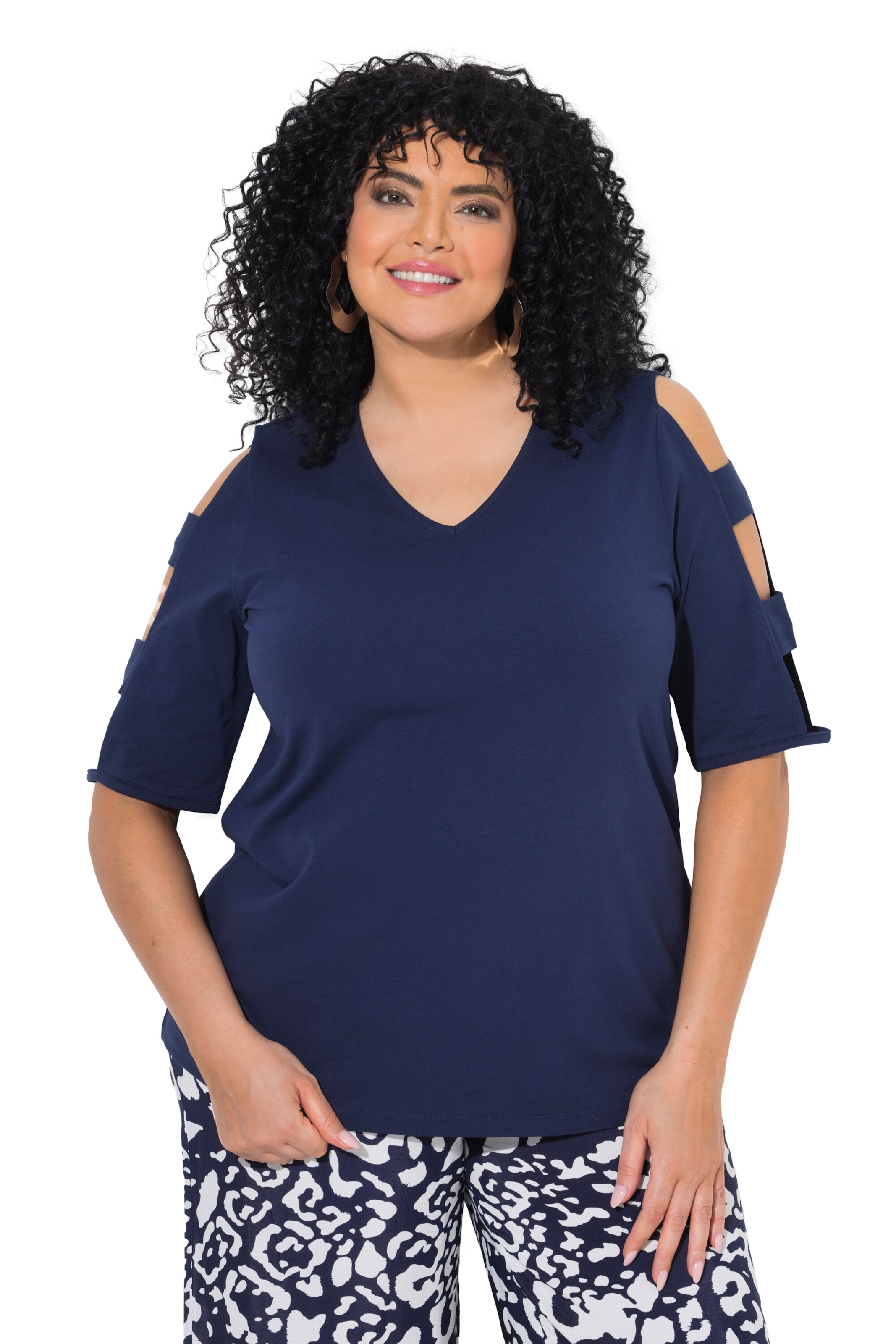 Ulla Popken Shirt in Blue: front