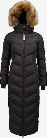 Manteau d’hiver 'Vector' JACK1T en noir : devant
